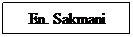 Text Box: En. Sakmani
