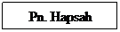 Text Box: Pn. Hapsah
